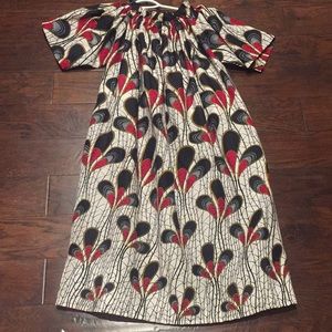 Multicolored Traditional African Print Dress